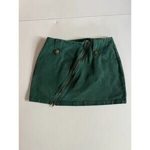 Cider courdoroy mini skirt medium green Academia